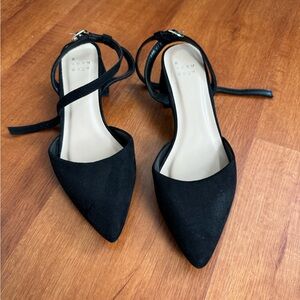A New Day Black Pointed Toe Heels